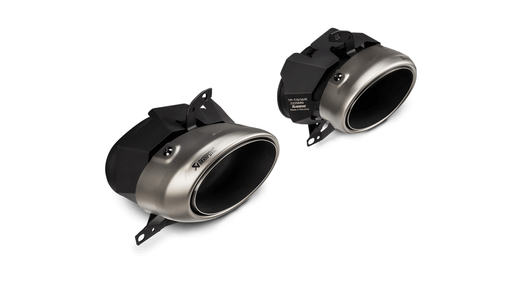 992 Turbo S tailpipes Titanium Akrapovic