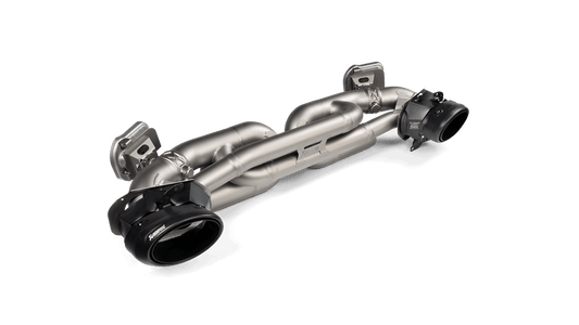 Porsche 992 Turbo S Akrapovic slip on exhaust system